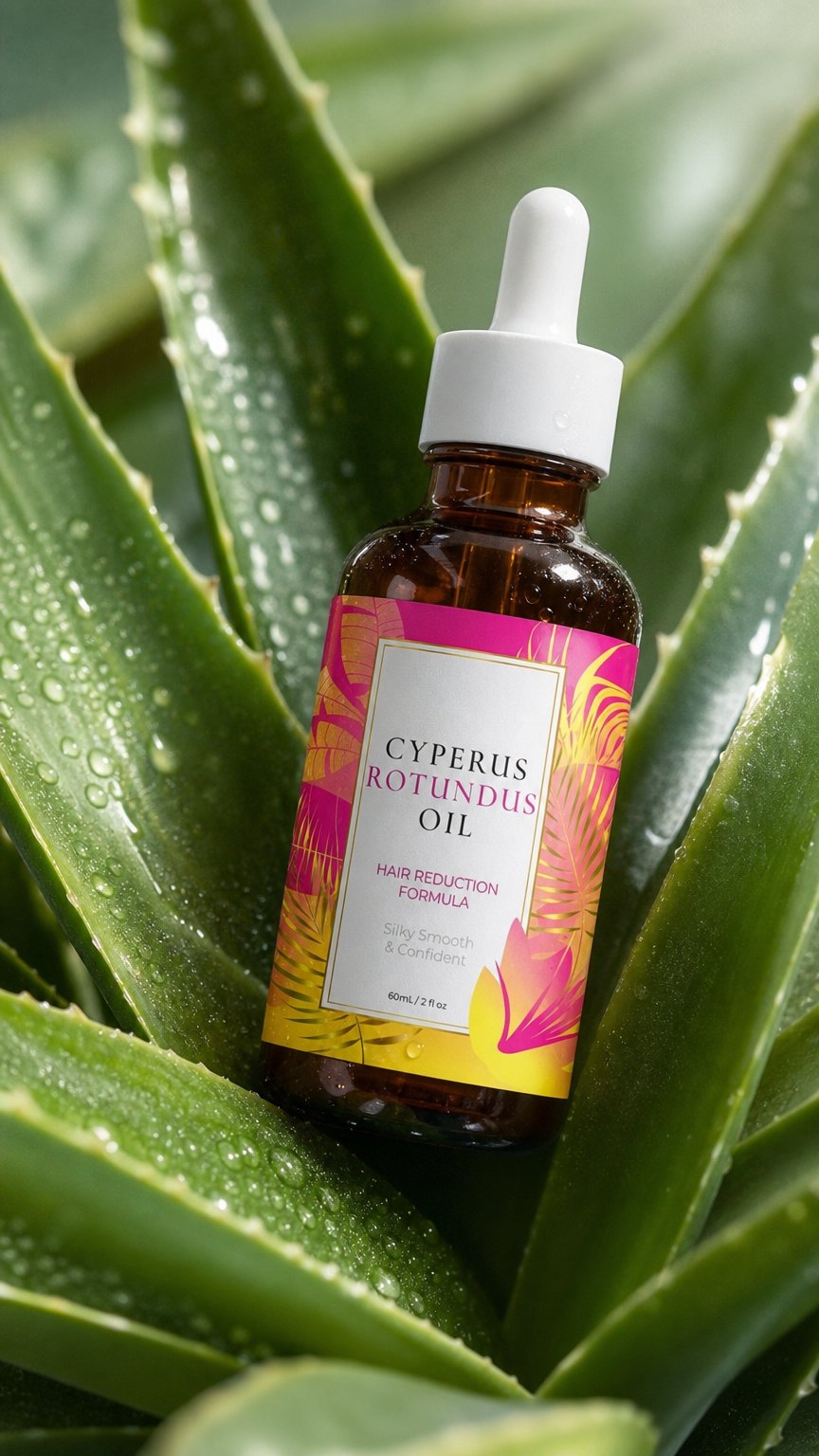AI product shot of Try Youth Cyper Rotundus Oil