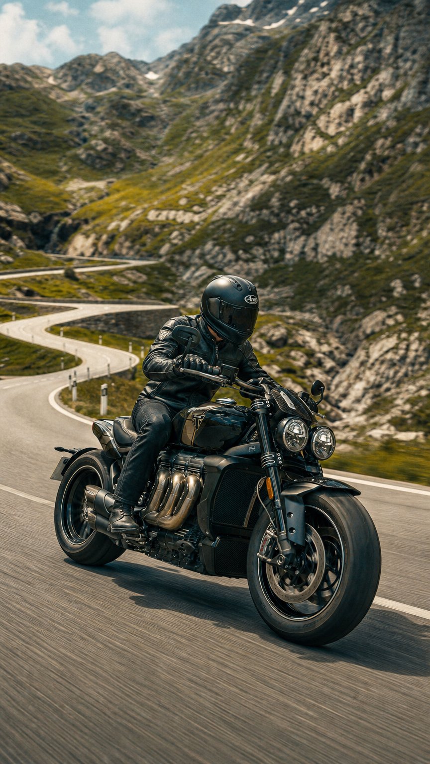 AI product shot of Triumph ROCKET 3 TFC