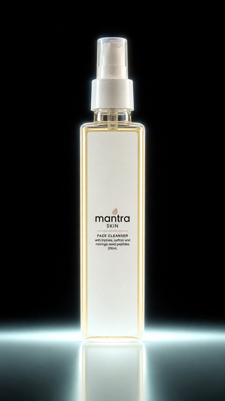 AI product shot of Mantra Skin Cleanser