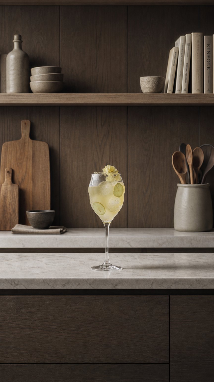 AI product shot of The Golden Spritz