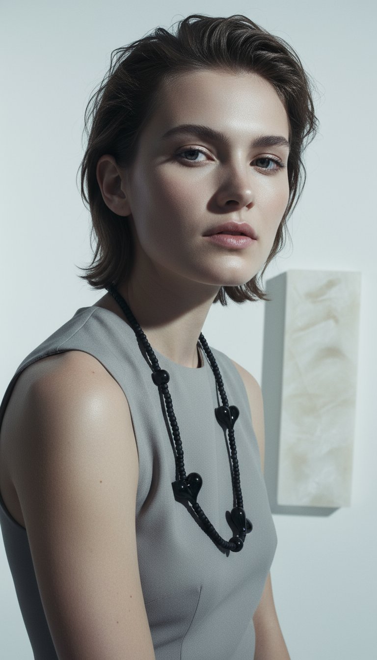 AI product shot of Midnight Request Line Wristlet Phone Strap