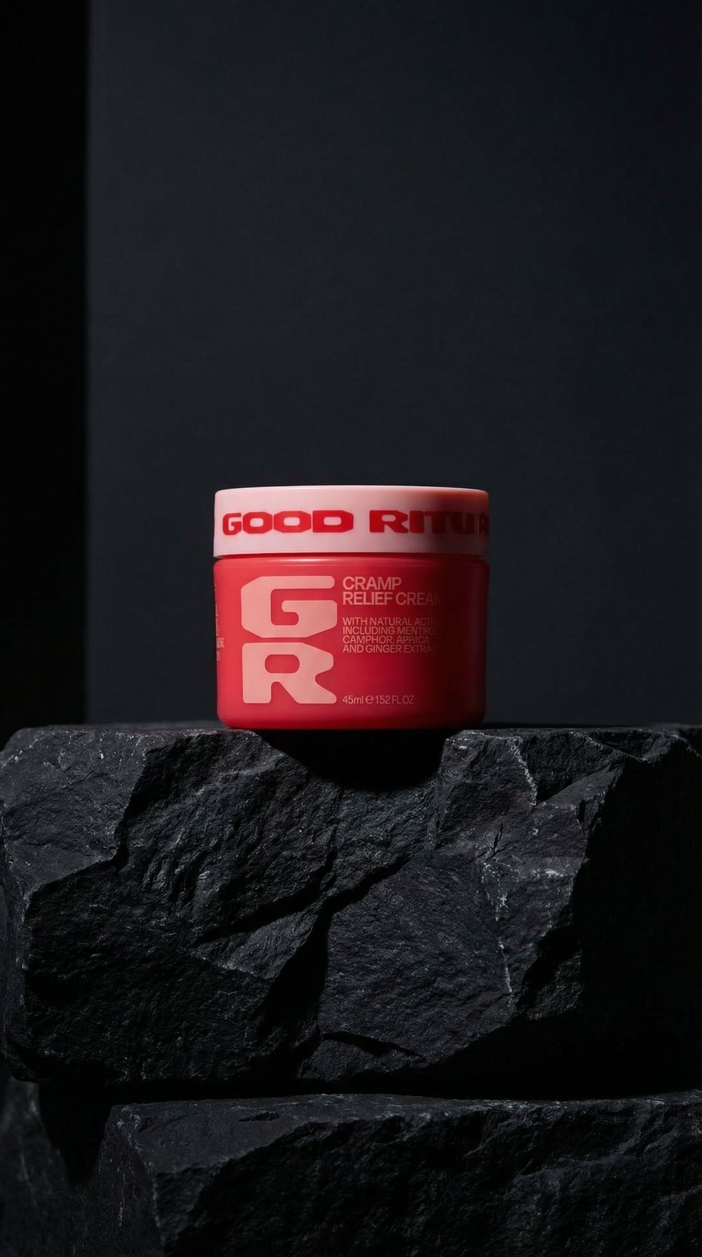 AI product shot of Cramp Relief Cream