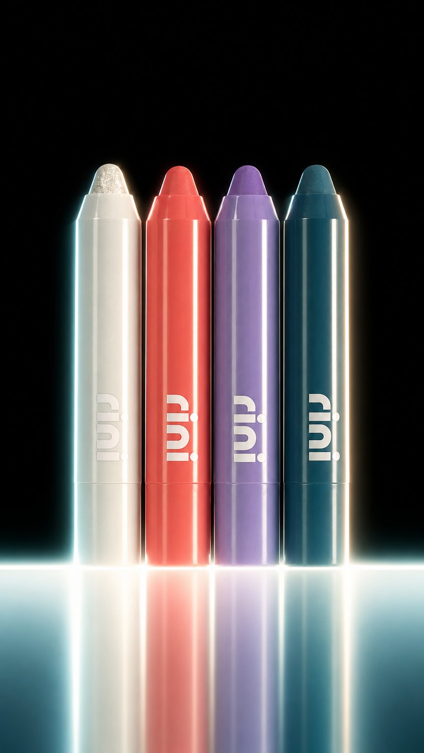AI product shot of Face & Body Crayons