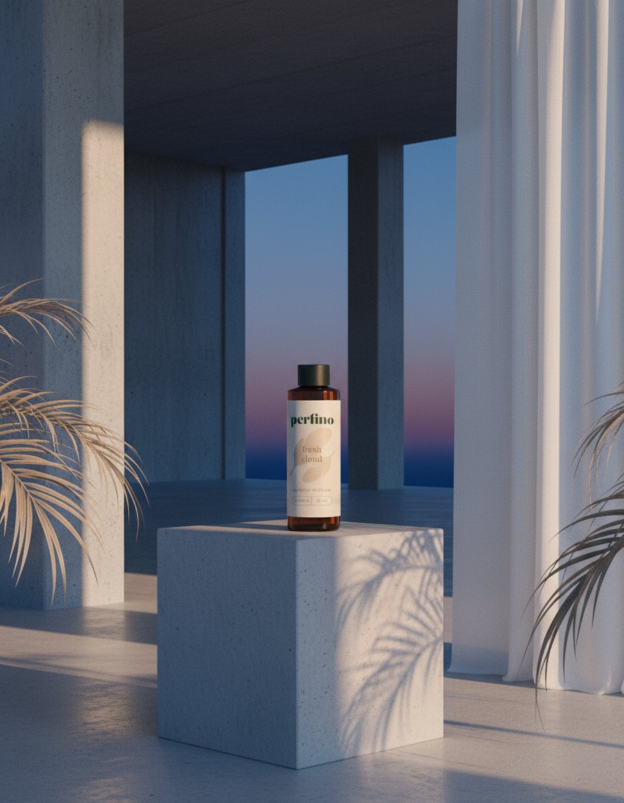 AI product shot of Parfém na praní Fresh Cloud