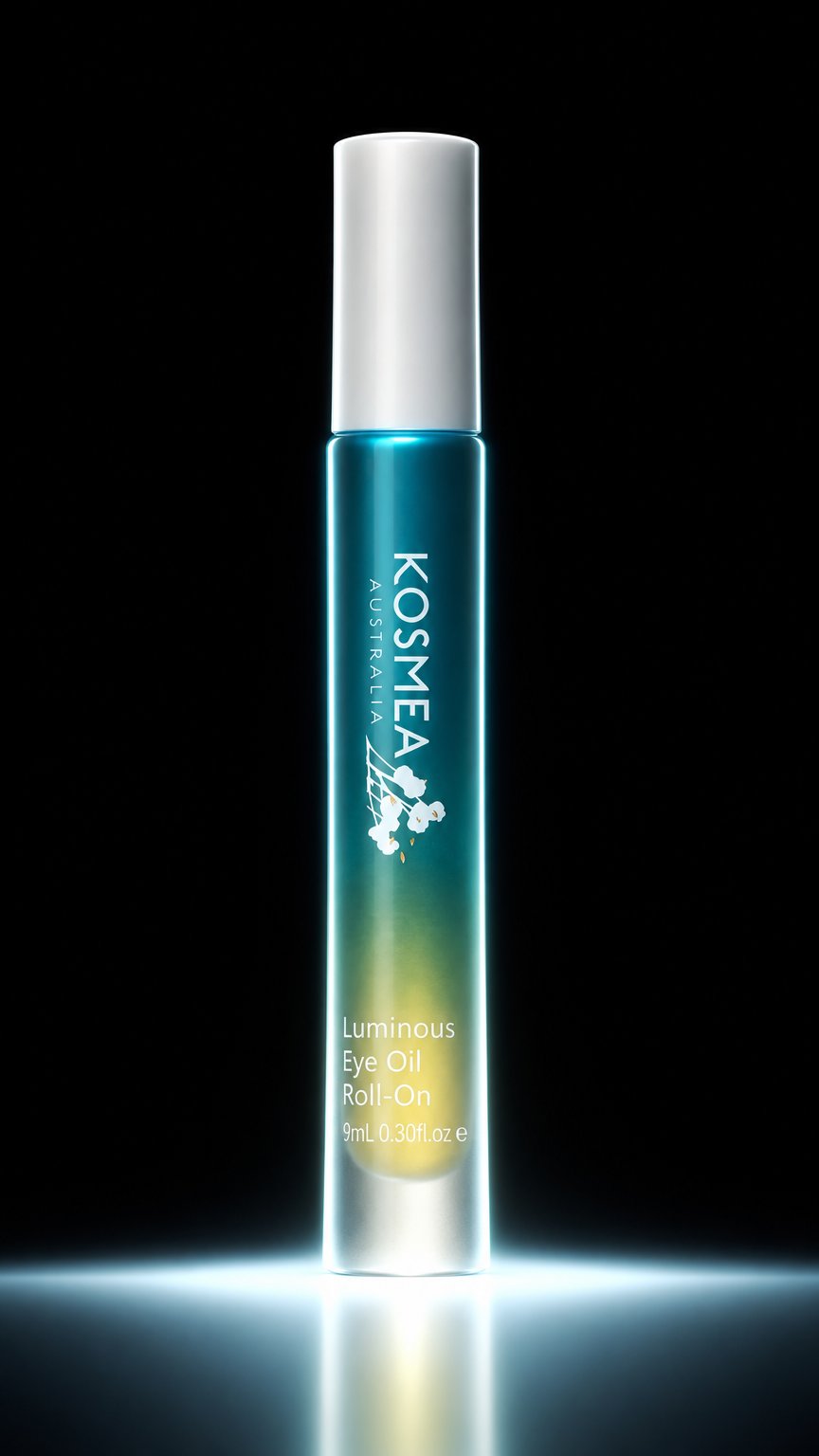 AI product shot of Luminous Eye Oil Roll-On 9mL
