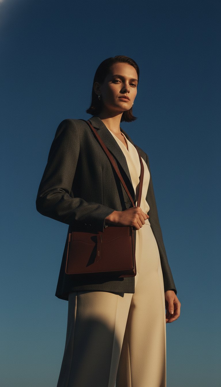 AI product shot of Peggy - Leather Cioco