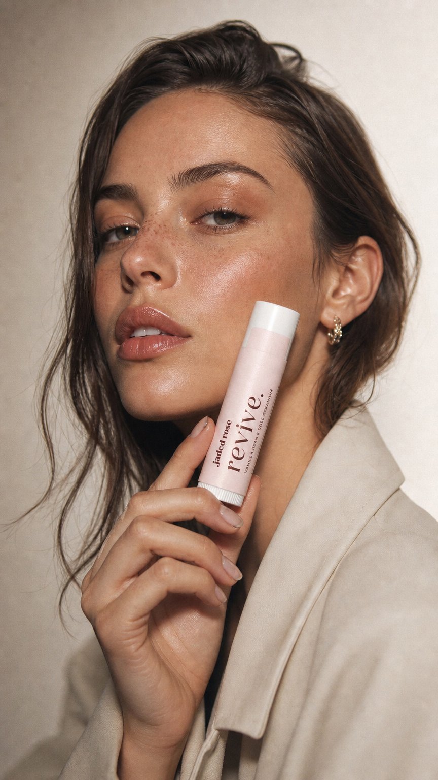 AI product shot of Revive Lip Balm