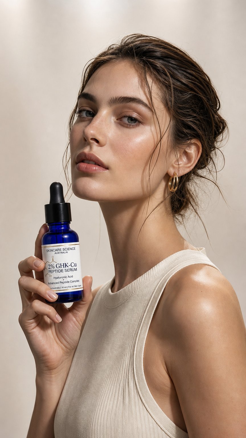 AI product shot of 2% GHK-Cu Peptide Serum