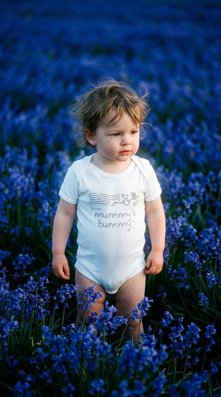 AI product shot of Mummy to be, Babygrow, Letter From The Bump