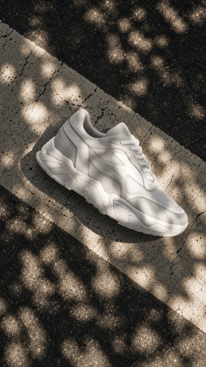 AI product shot of Hollen Super - Triple White
