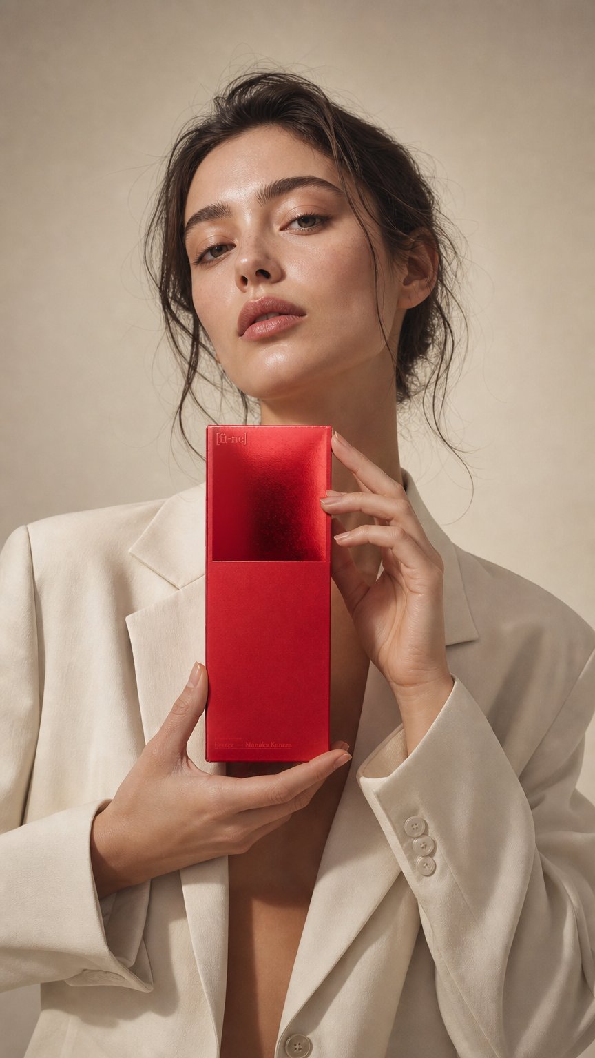 AI product shot of Energy Hyaluron Body Serum — Kunzea & Bergamot
