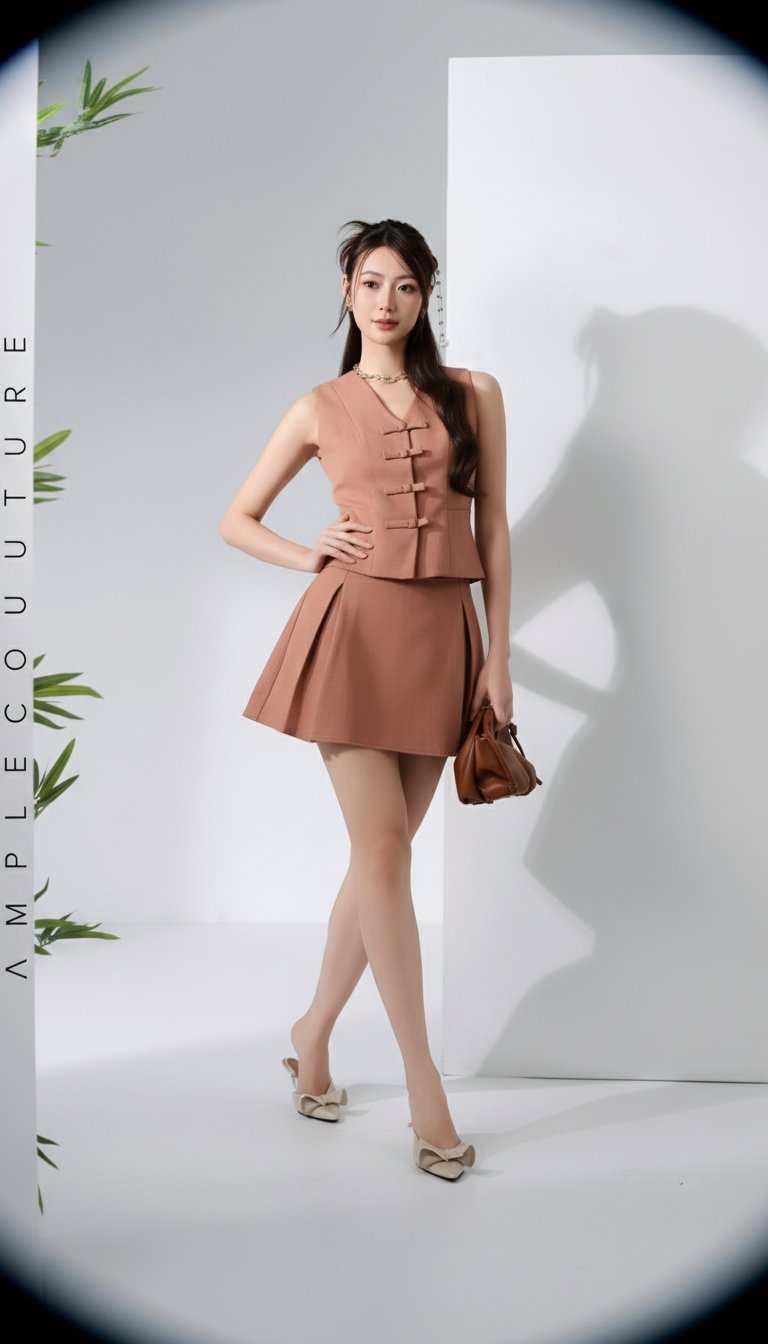 AI product shot of Elegant Wear Top AC215