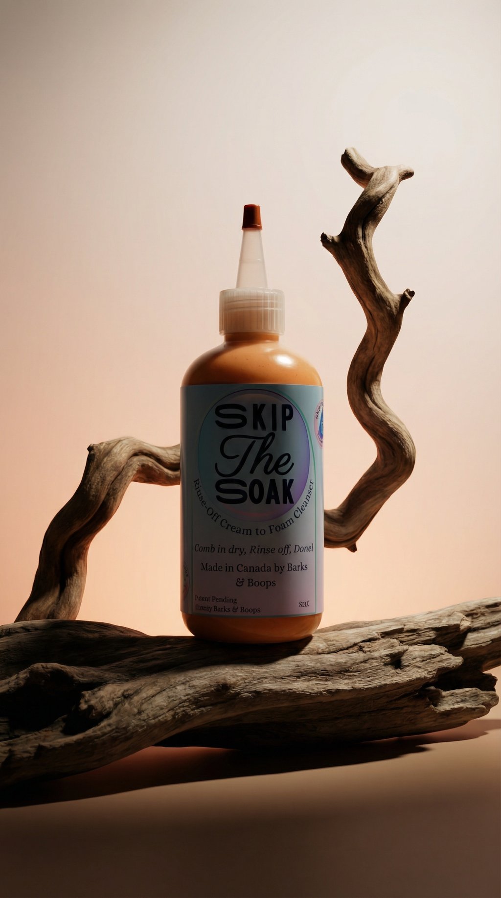 AI product shot of Skip The Soak - Dry Application, Rinse-off Cleanser