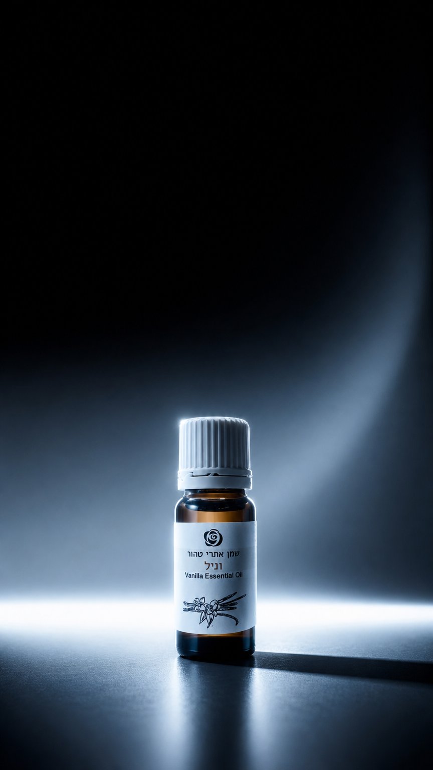 AI product shot of שמן אתרי וניל
