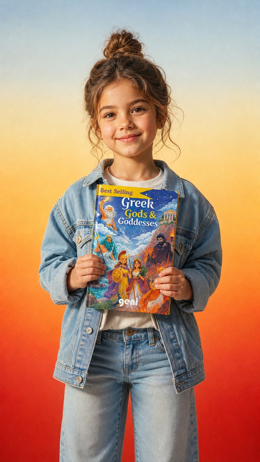 AI product shot of Greek Gods & Goddesses