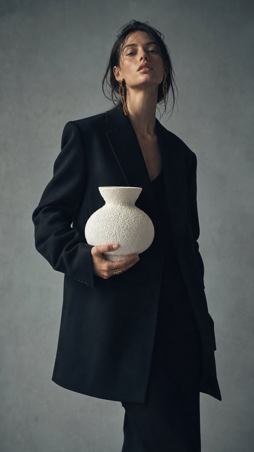 AI product shot of Sloane - lava + bone