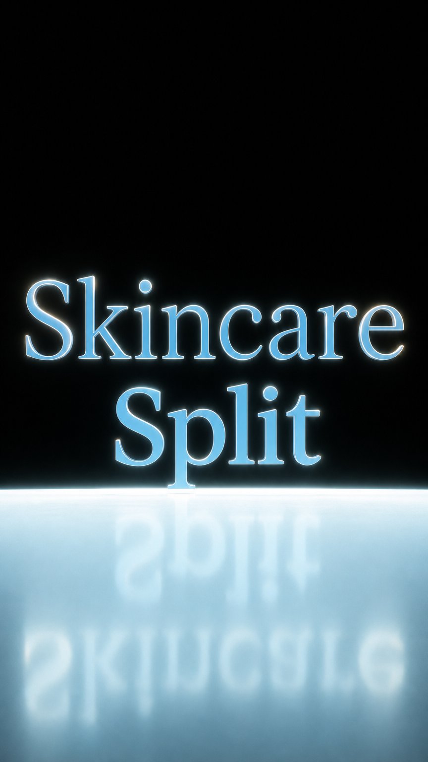 AI product shot of Skincare Split