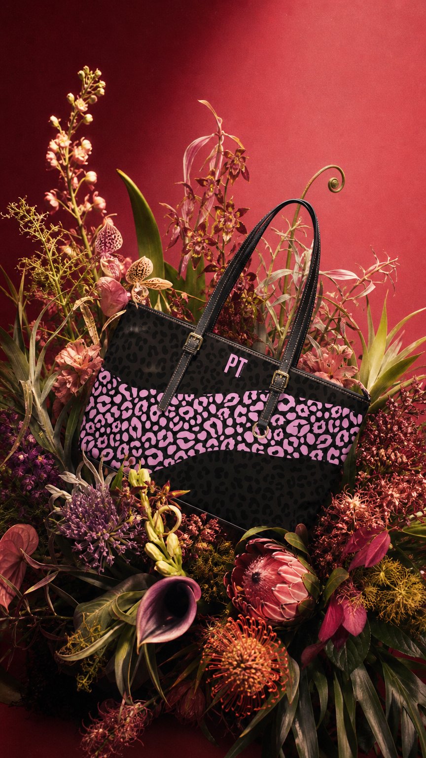 AI product shot of Pink Eclipse, Plain Theory Tote