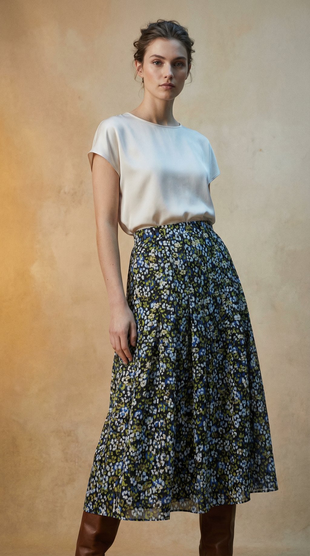 AI product shot of The Lameh Skirt