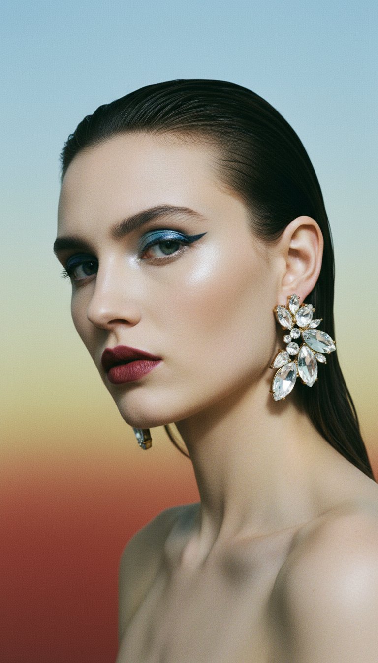 AI product shot of Porter Cluster Studs