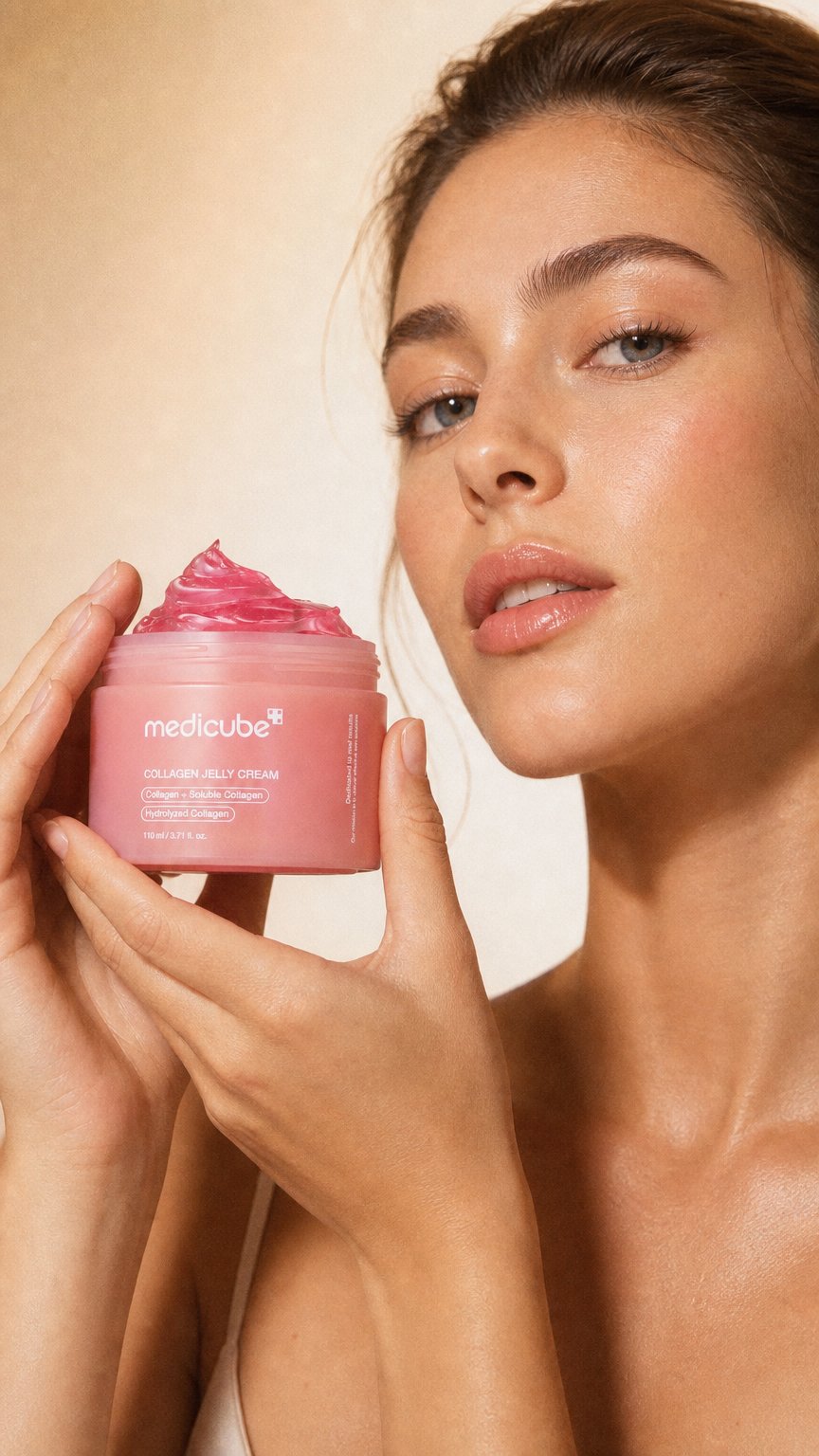 AI product shot of [Medicube] Collagen Niacinamide Jelly Cream