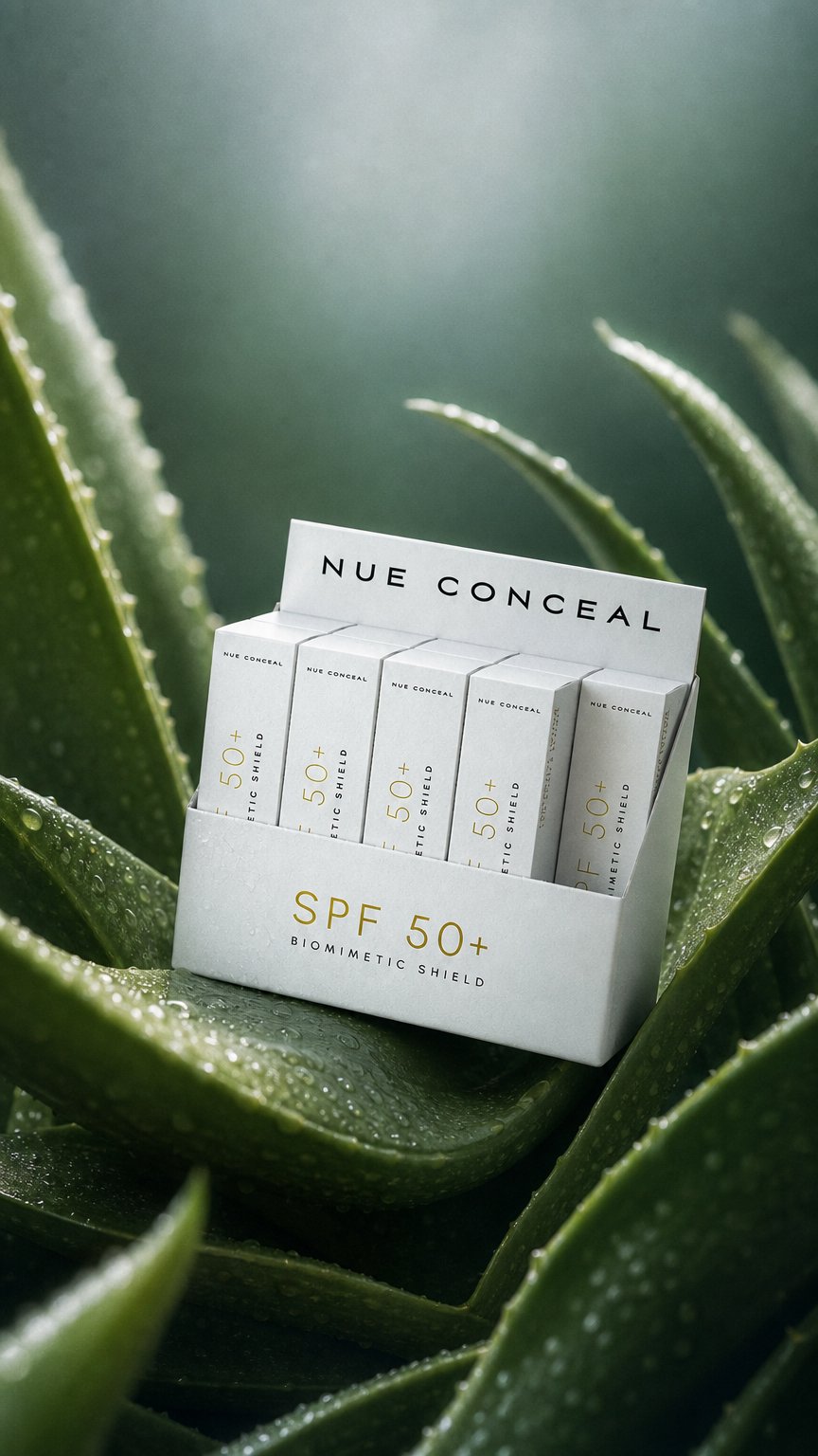 AI product shot of Mini SPF Biomimetic Shield (Box of 10 units x 10ml)