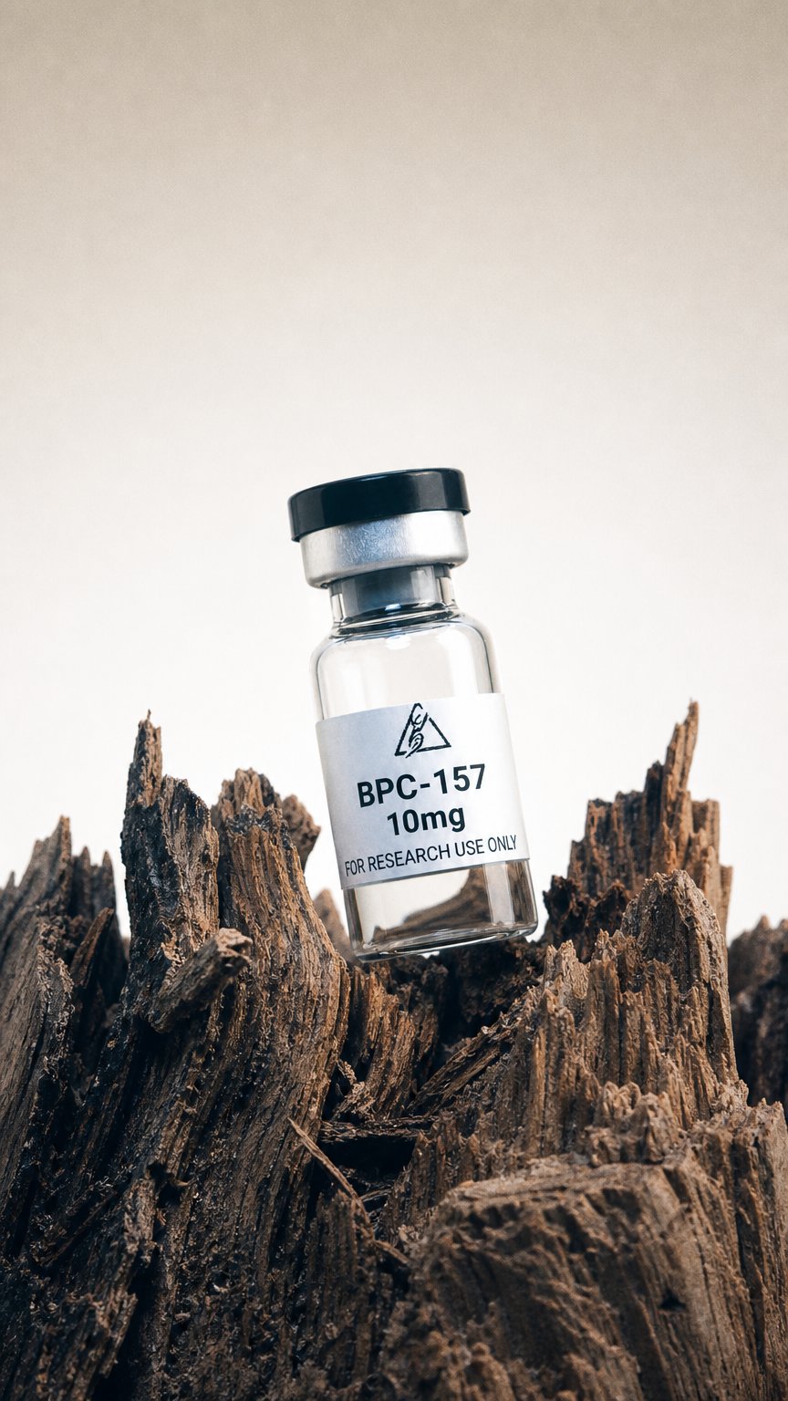 AI product shot of BPC-157
