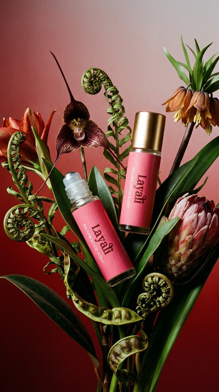 AI product shot of Enliven Layali Mood Scent