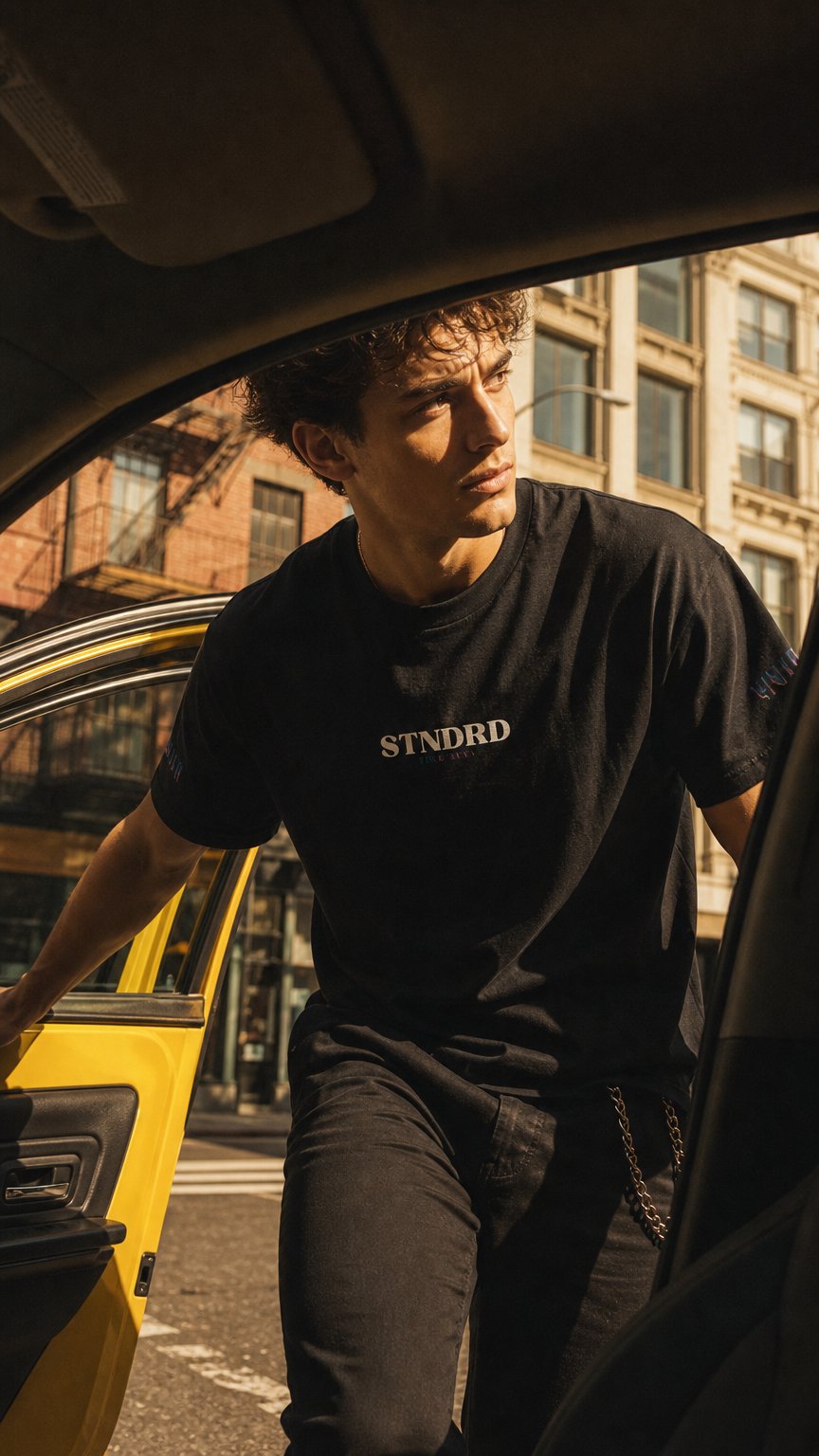 AI product shot of VISIONS TEE
