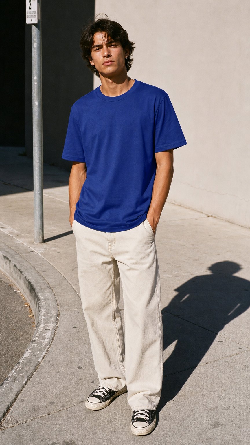 AI product shot of Organic Shirt