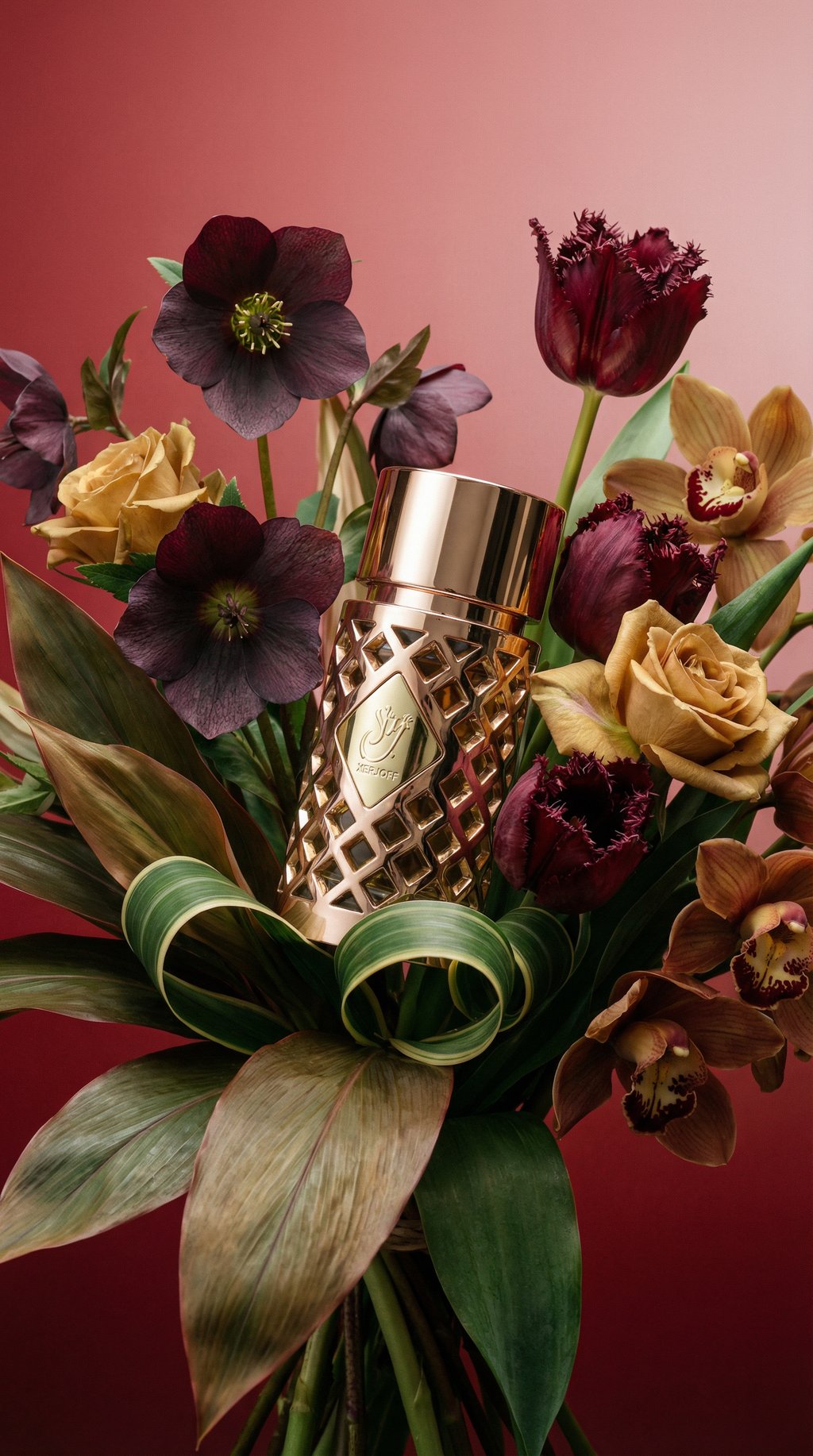 AI product shot of Apa de Parfum Jazzab Gold, Ard Al Zaafaran, Femei – 100ml