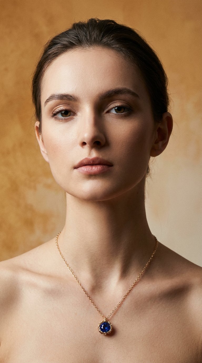 AI product shot of September Birthstone | Sapphire