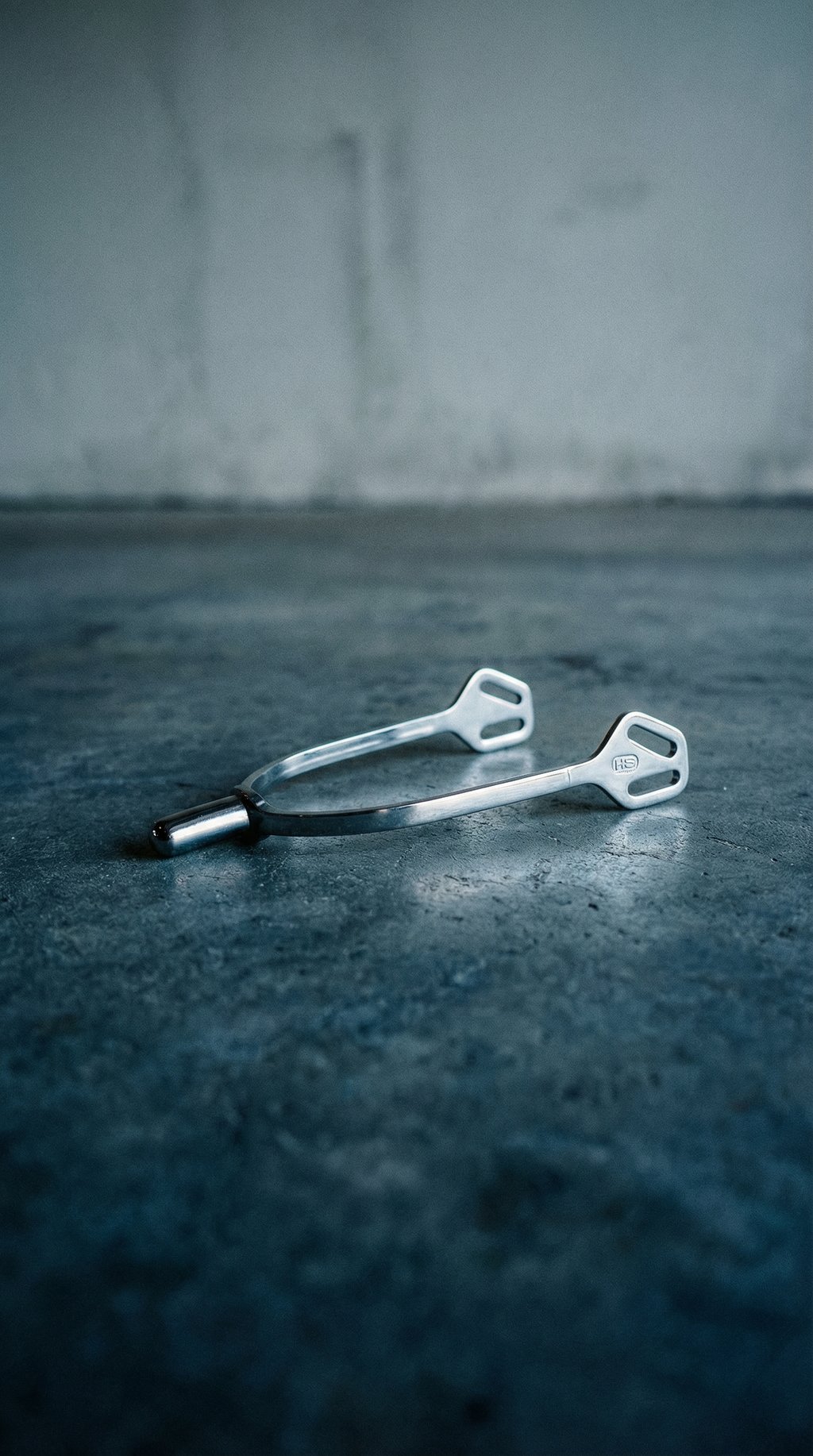 AI product shot of Herm Sprenger 20mm Rounded Neck Ultra Fit Slimline Spurs w/ Balkenhol Fastening