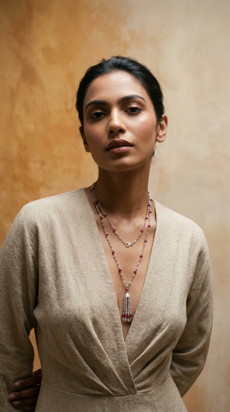 AI product shot of Necklace C6697
