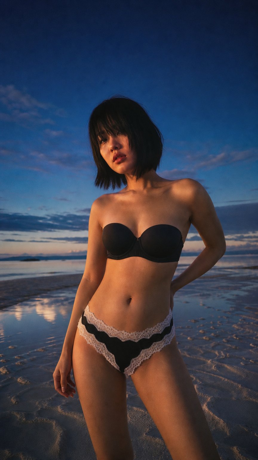 AI product shot of Strapless everyday Bra black