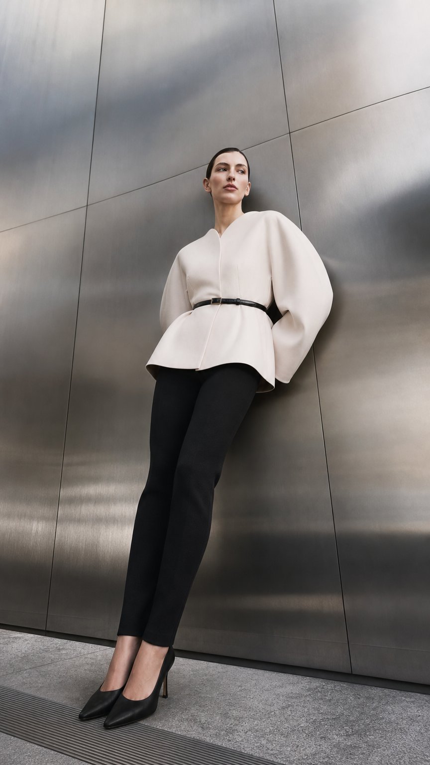 AI product shot of Cocoon jacket