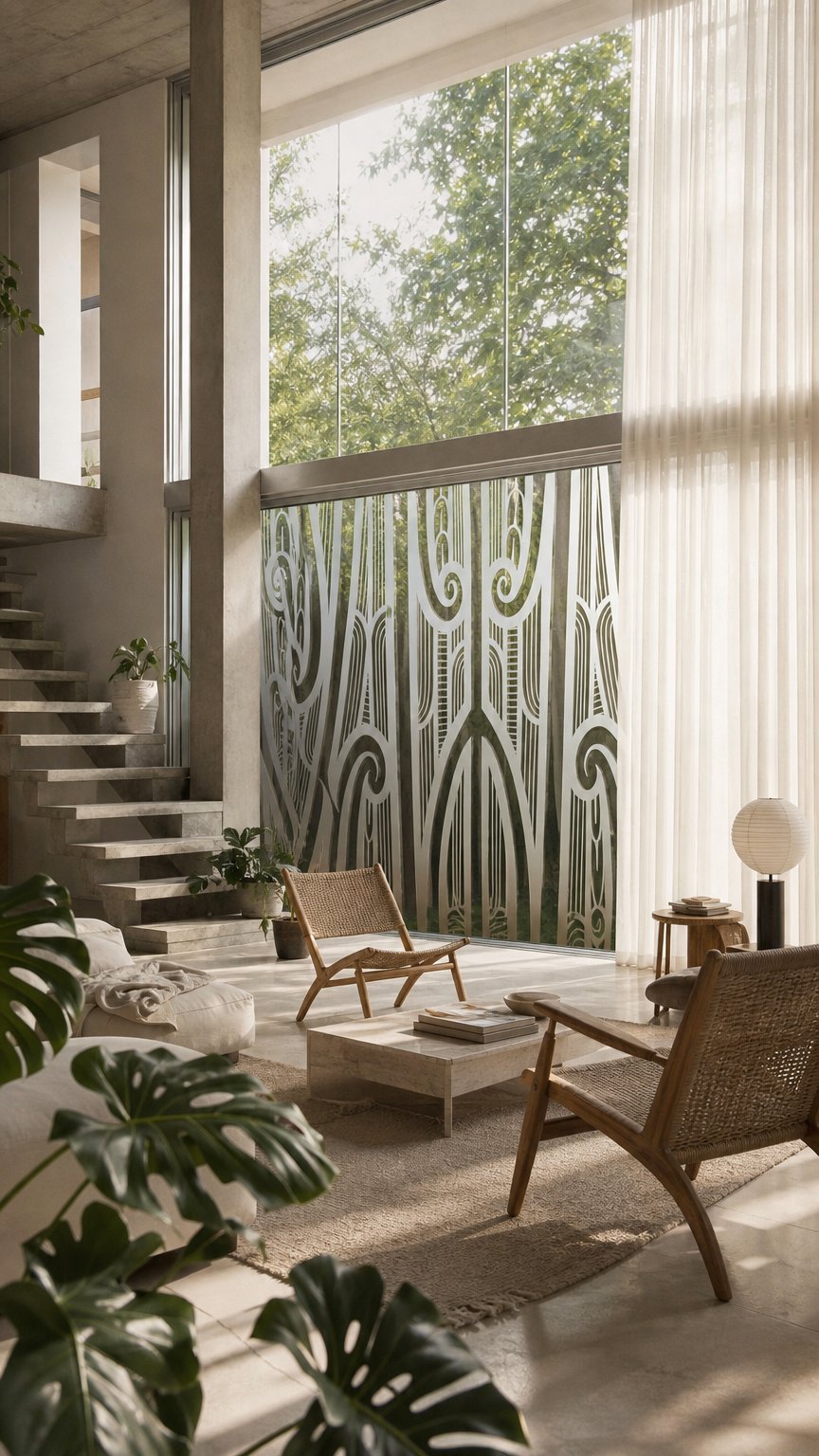 AI product shot of Gradient Design - Kowhaiwhai Decal