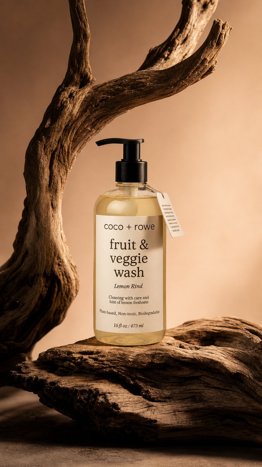 AI product shot of Fruit & Veggie Wash