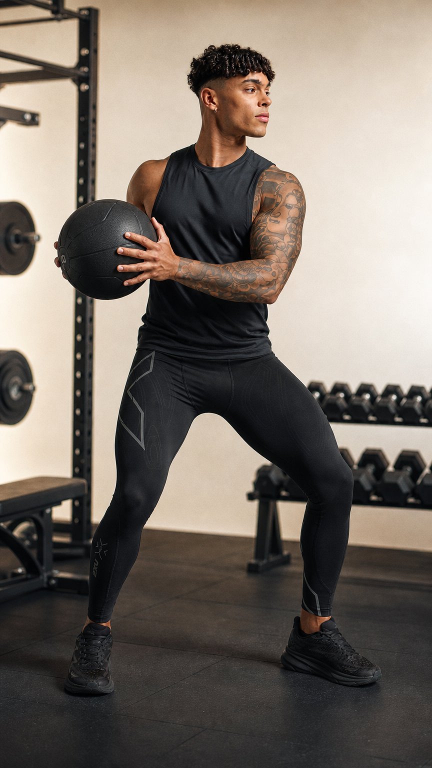 AI product shot of Light Speed Compression Tights