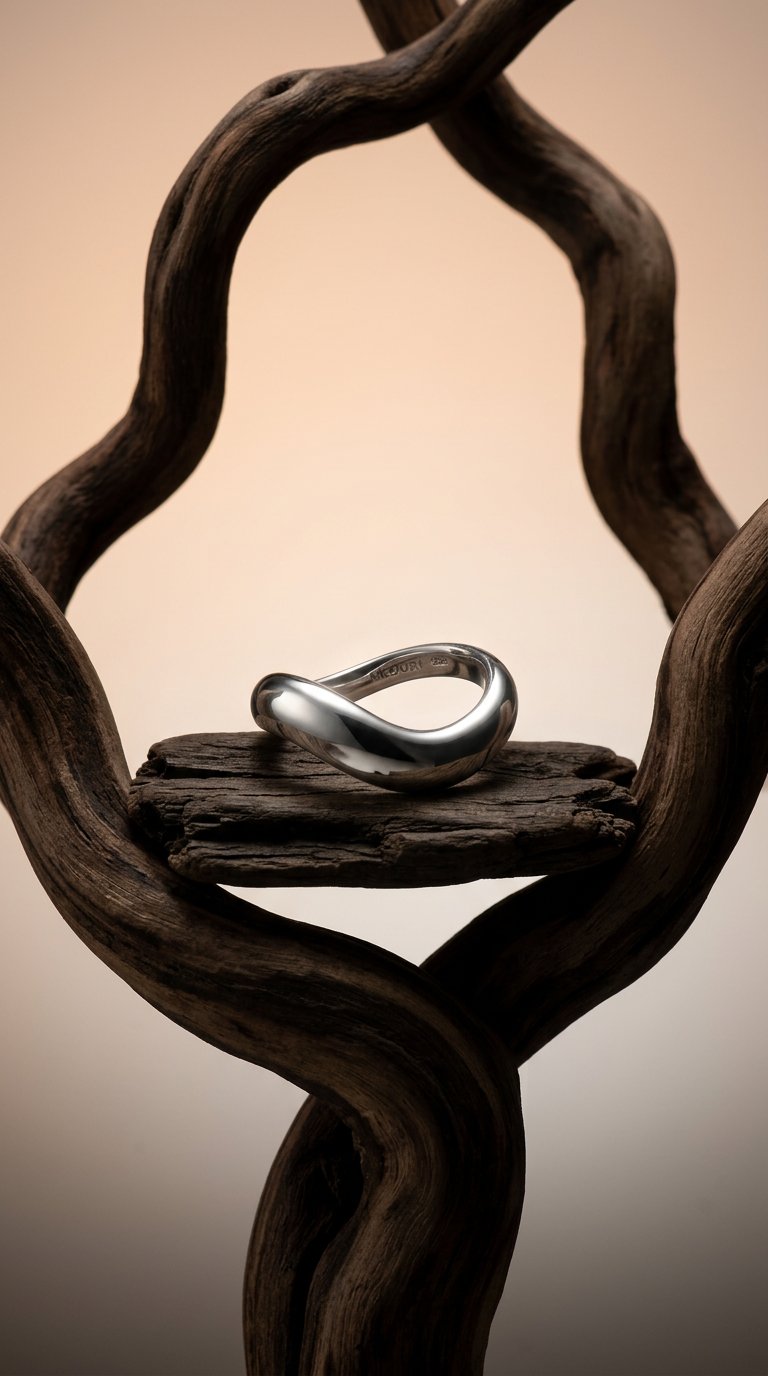 AI product shot of Dôme Figure Ring
