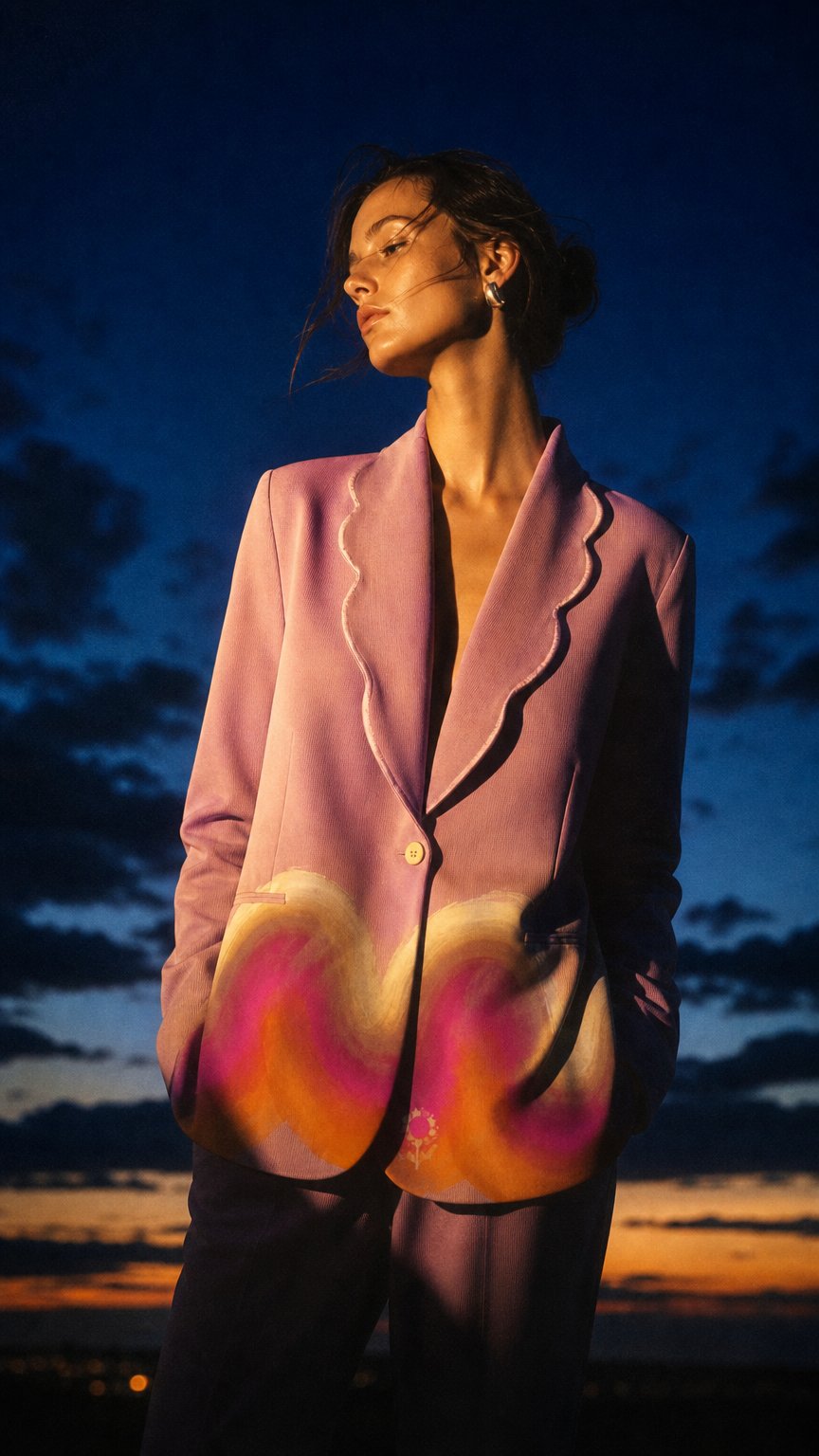 AI product shot of LULU BLAZER