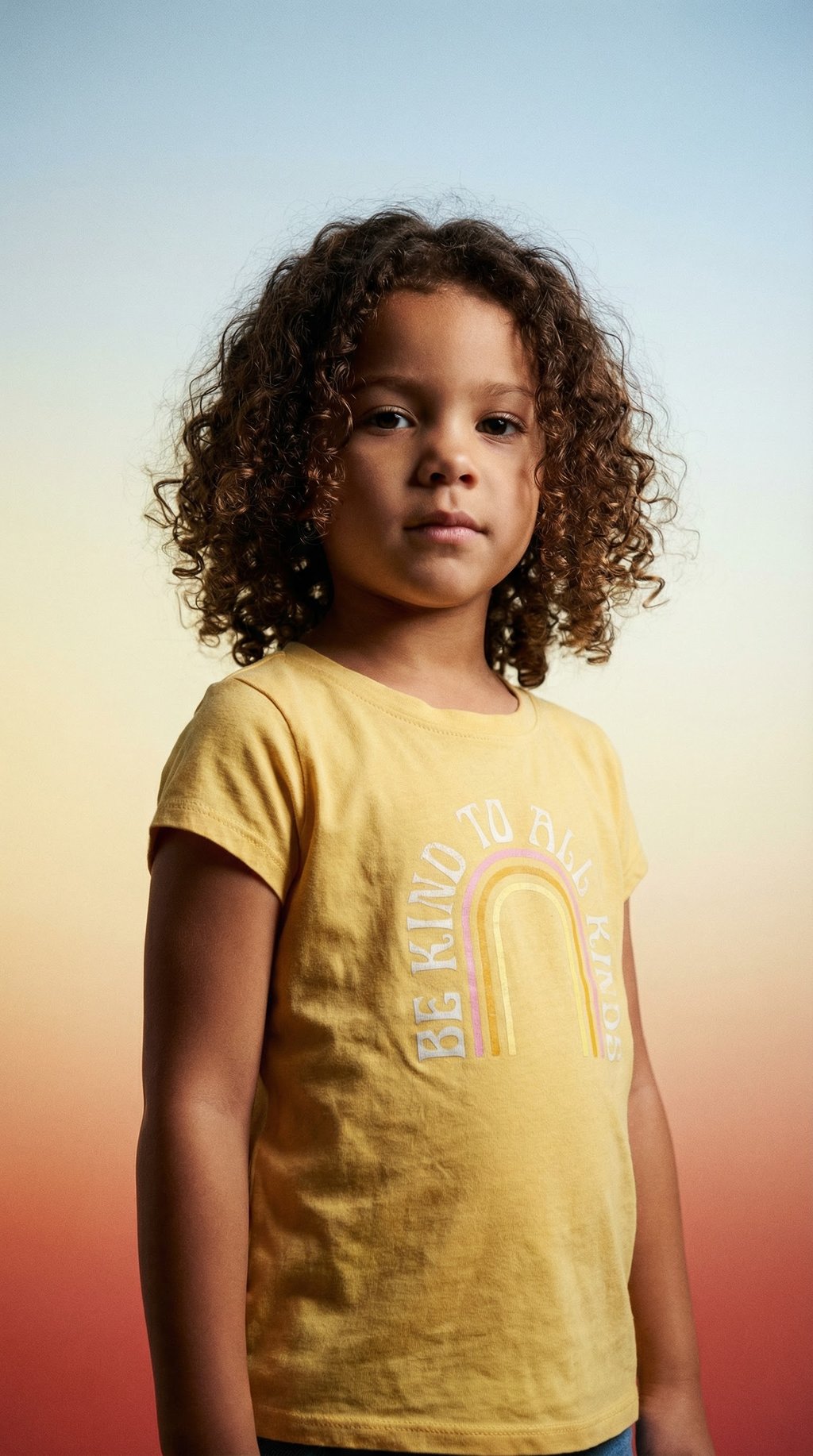 AI product shot of CAT & JACK Be Kind Graphic Tee | Butter 3y
