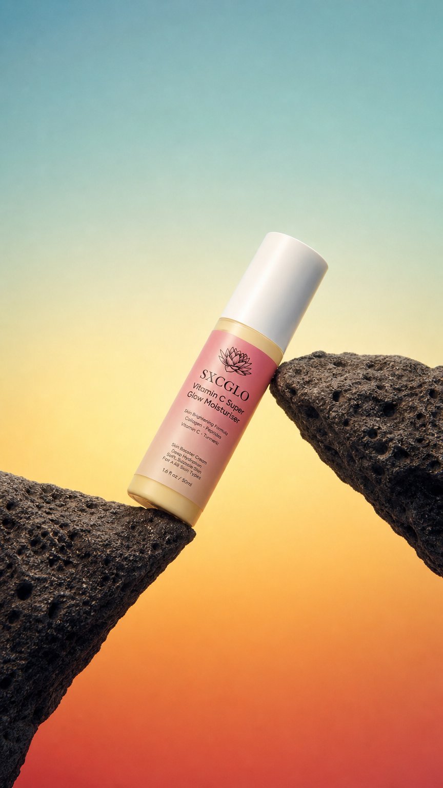 AI product shot of Umrah Hajj Skincare Bundle - Natural, Fragrance-Free Ingredients