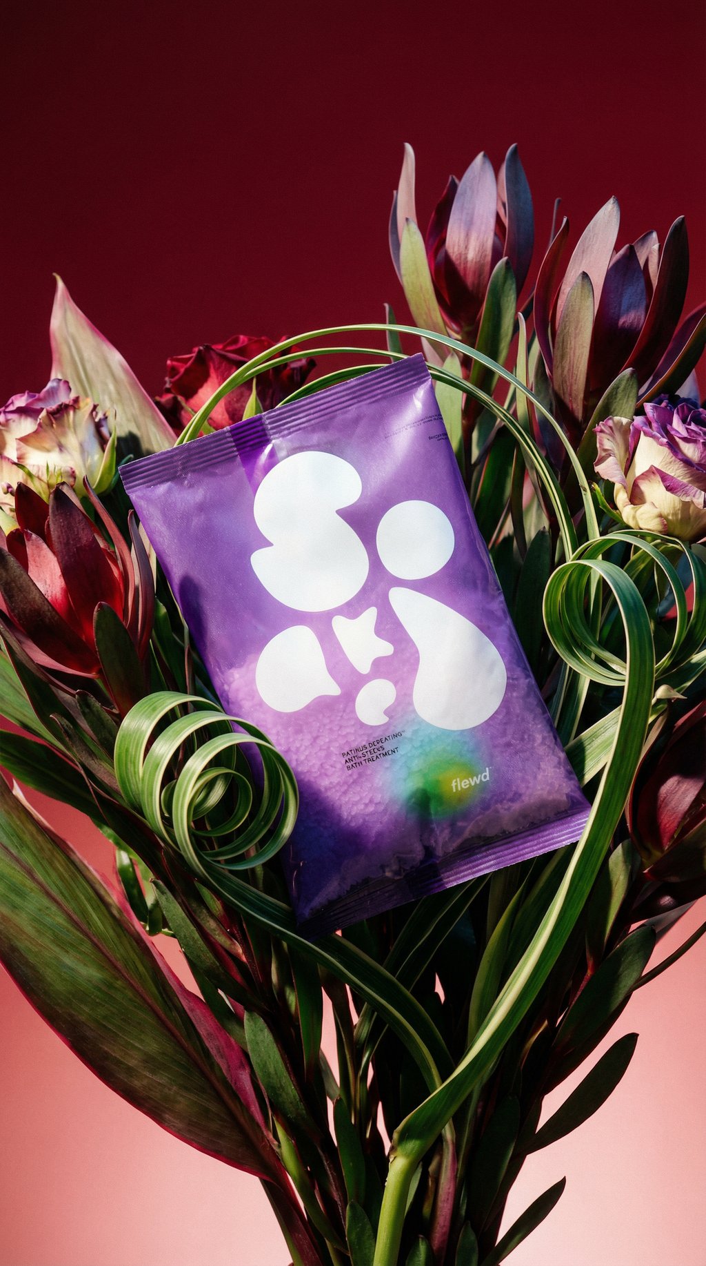 AI product shot of fatigue defeating anti-stress bath treatment