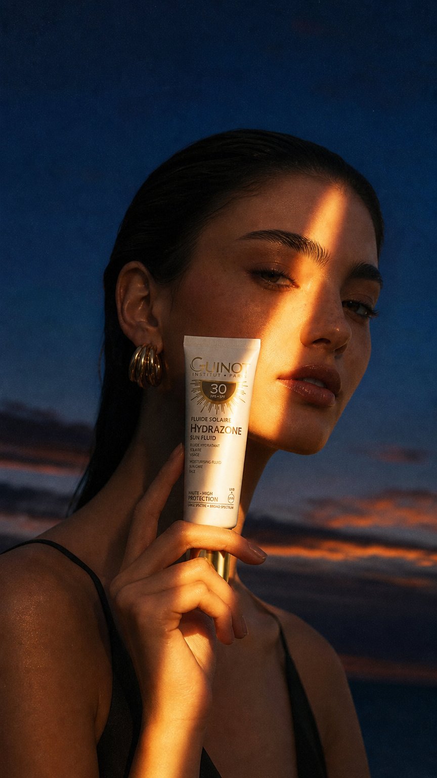 AI product shot of Hydrazone Sun Fluid Spf 30