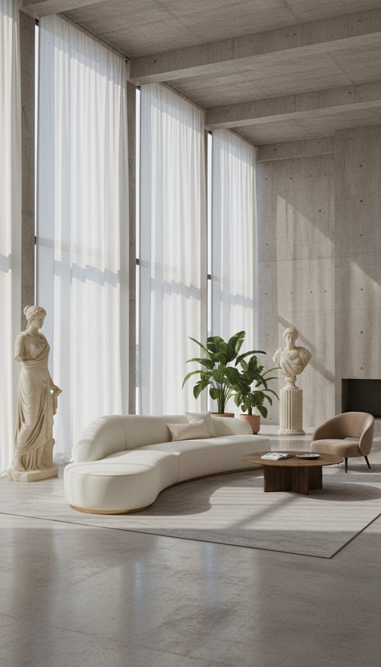 AI product shot of Reya Curved Sectional