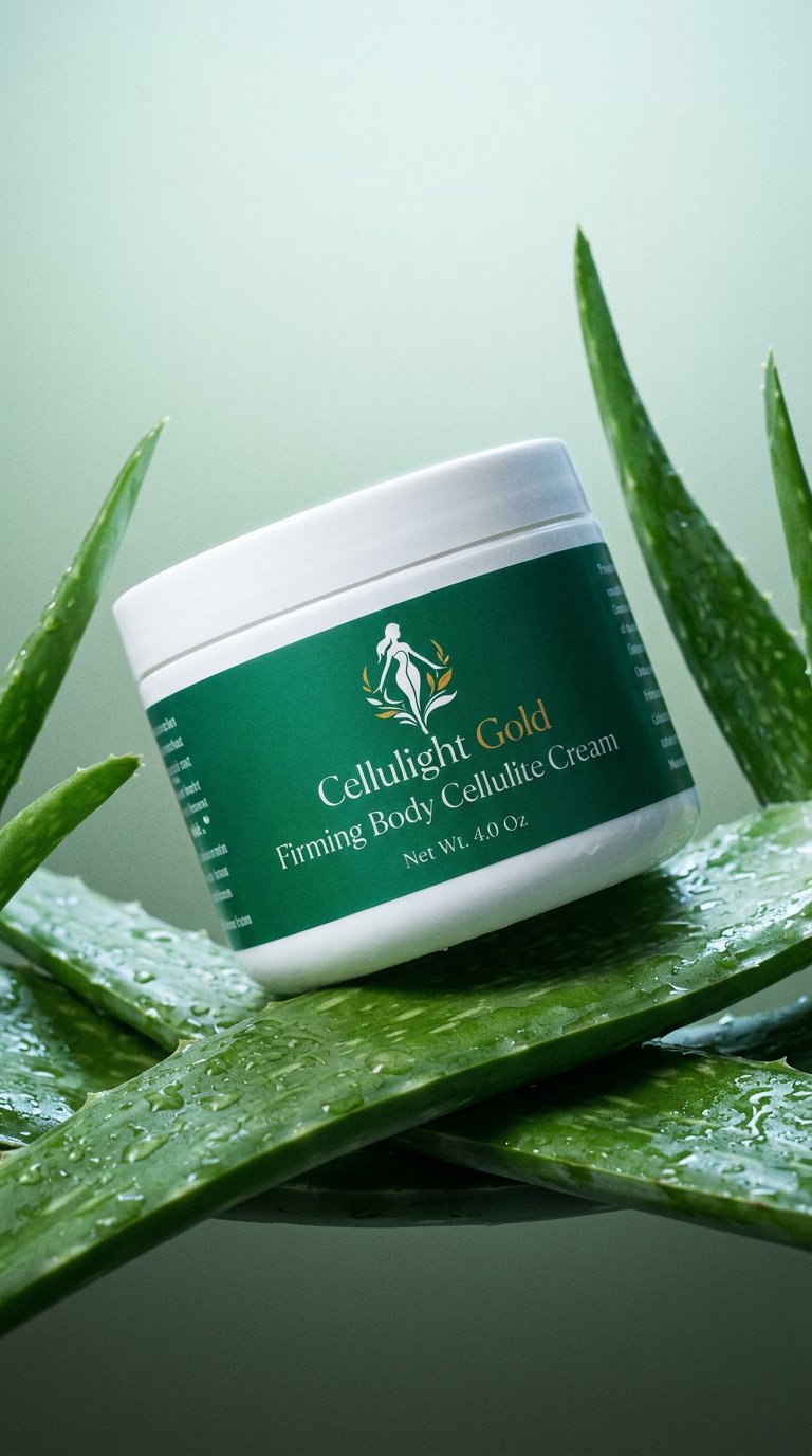 AI product shot of Cellulite Gold Cream