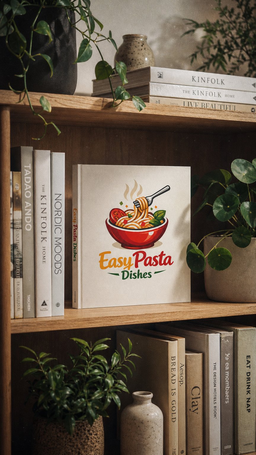 AI product shot of Easy Pasta Dishes Premium