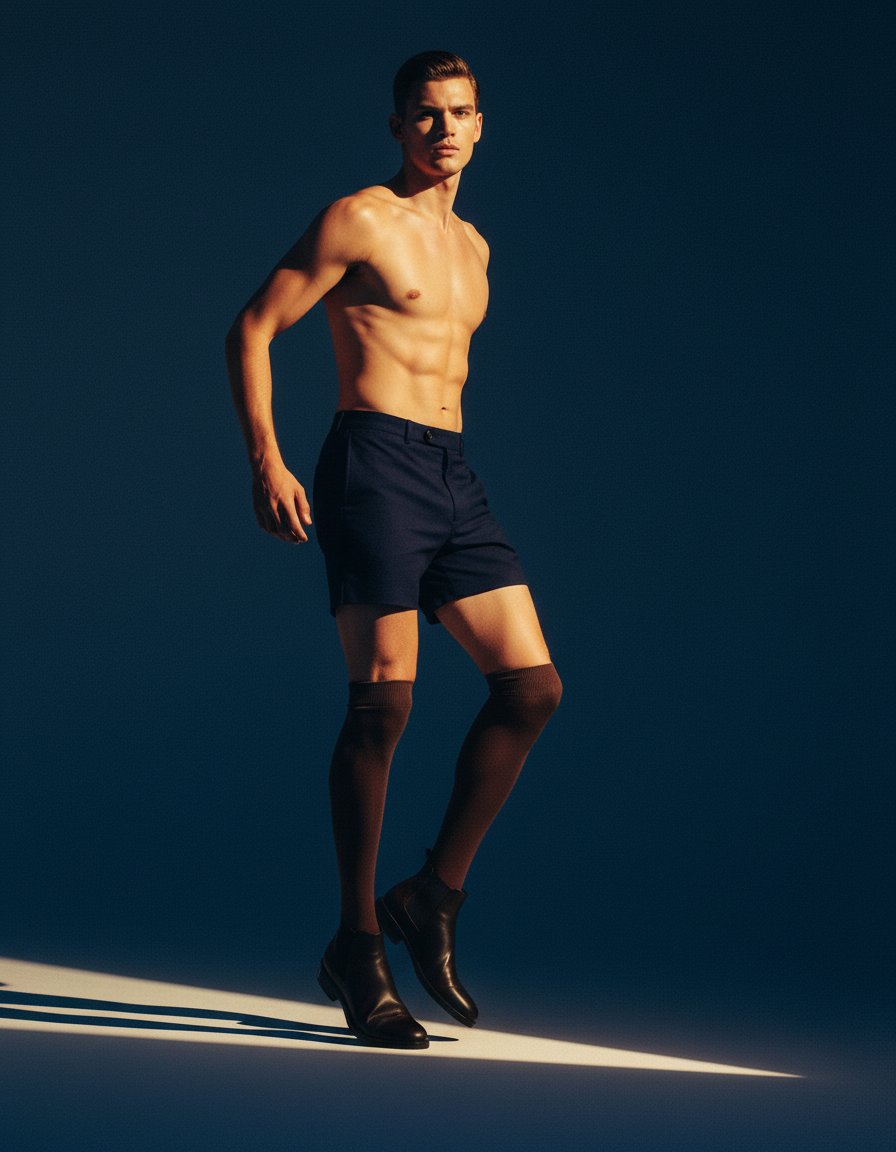 AI product shot of Knee High Socks