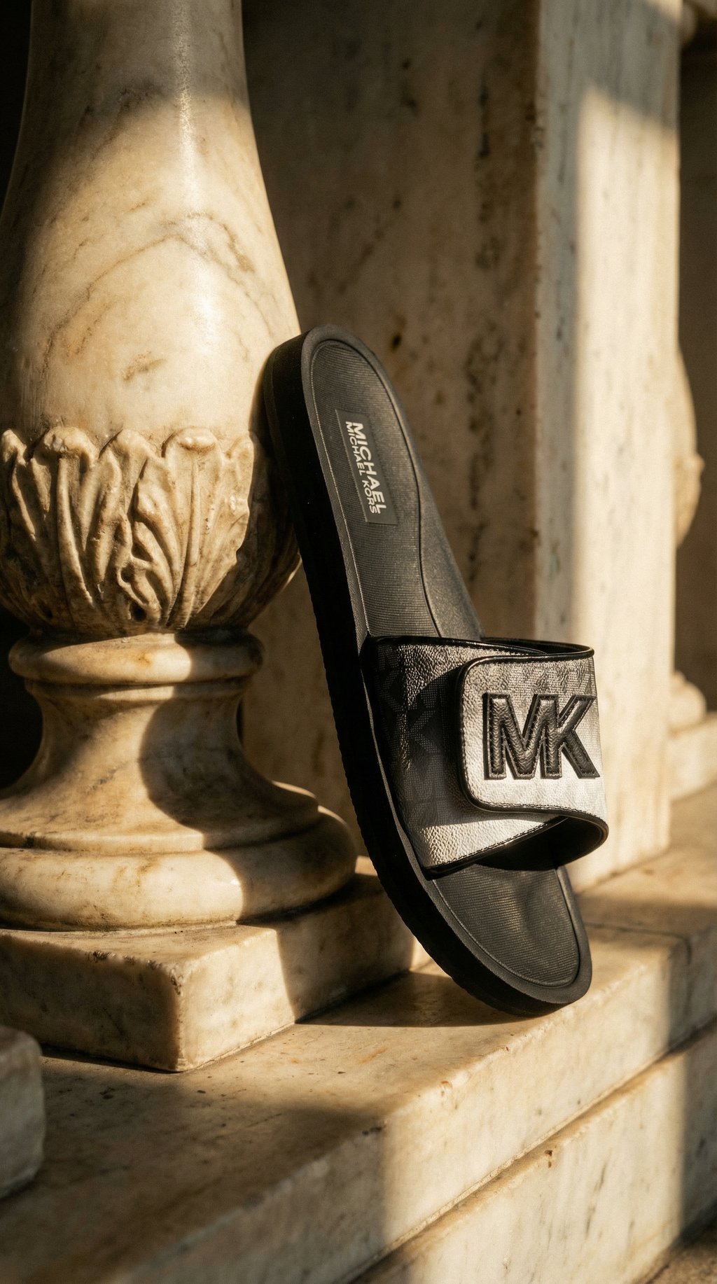 AI product shot of Palmer Ombré Signature Logo Slide Sandal